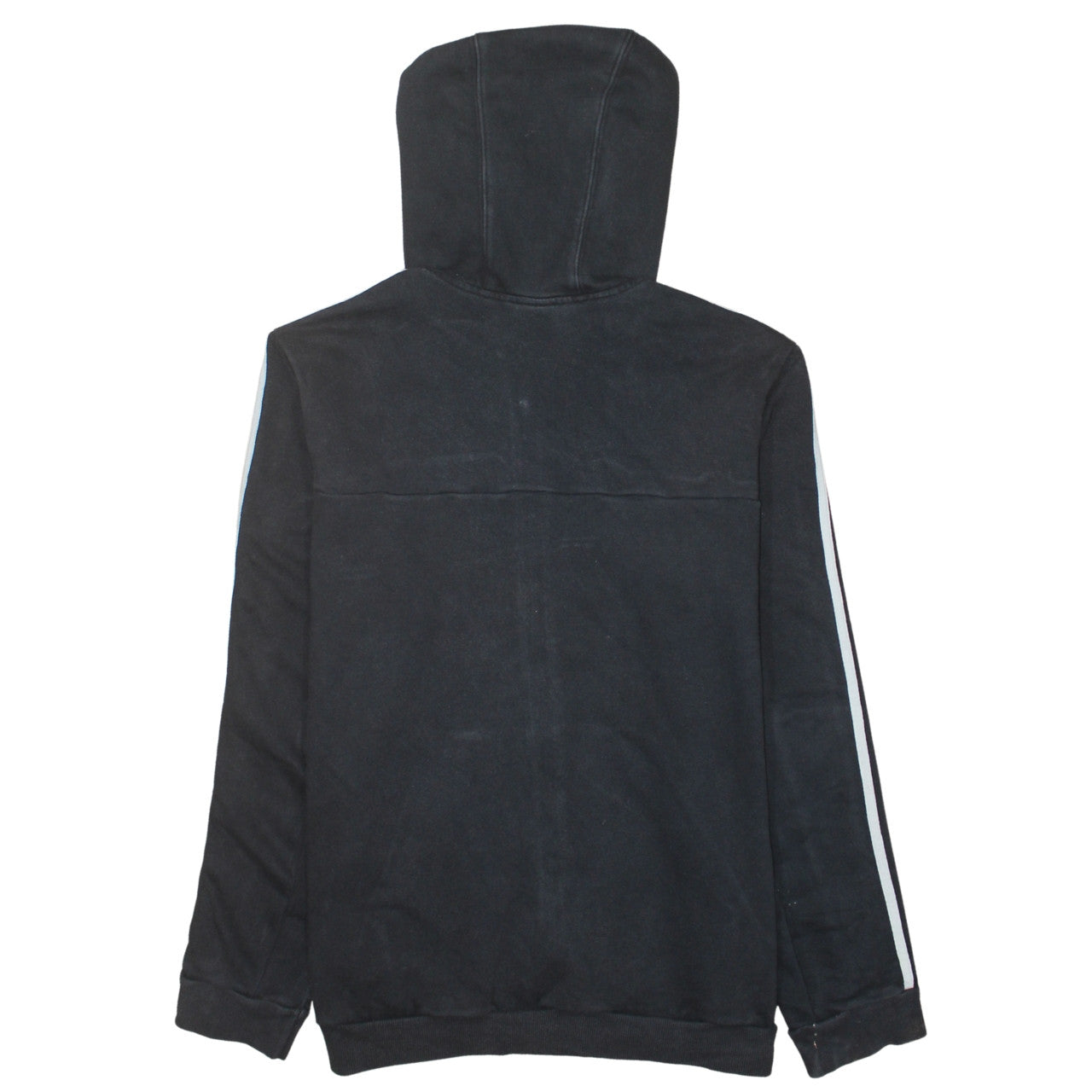 Womens UK Size XL adidas Black Full Zip Hoodie
