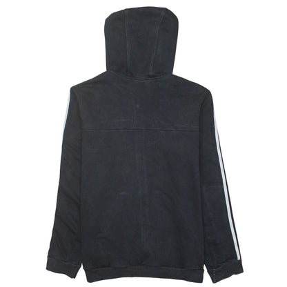 Womens UK Size XL adidas Black Full Zip Hoodie