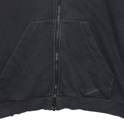 Womens UK Size XL adidas Black Full Zip Hoodie
