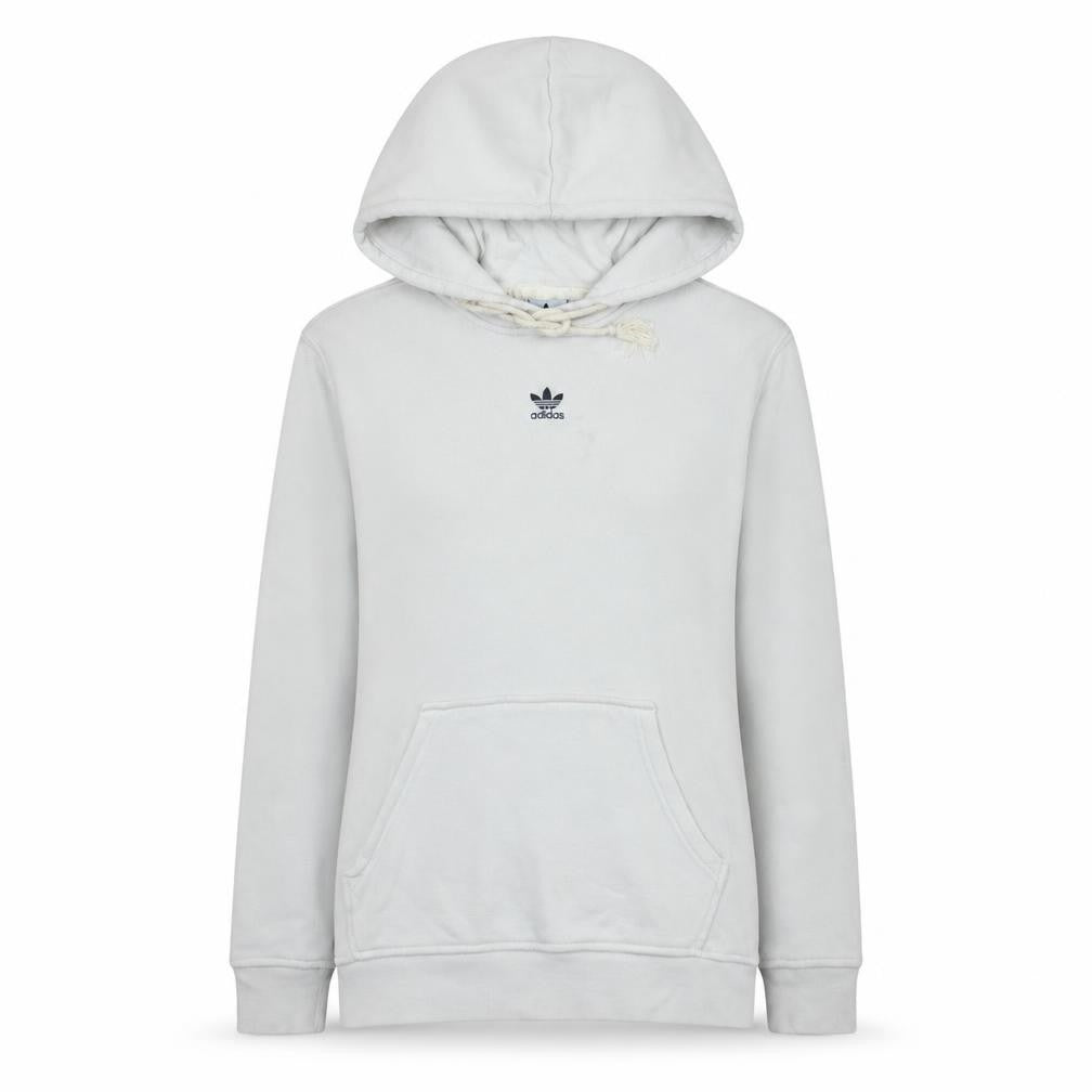 Womens UK Size 8-10 adidas White Pullover Hoodie