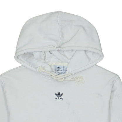 Womens UK Size 8-10 adidas White Pullover Hoodie