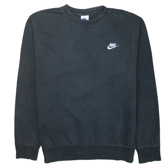 Mens UK Size M Nike Black Pullover Sweatshirt