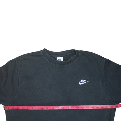 Mens UK Size M Nike Black Pullover Sweatshirt