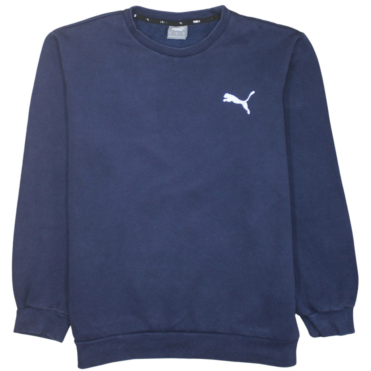 Mens UK Size L PUMA Blue Pullover Sweatshirt