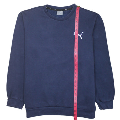 Mens UK Size L PUMA Blue Pullover Sweatshirt