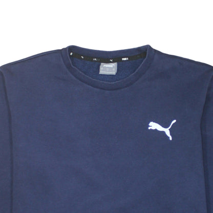Mens UK Size L PUMA Blue Pullover Sweatshirt