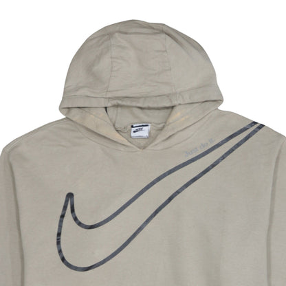 Mens UK Size M Nike Beige Pullover Hoodie