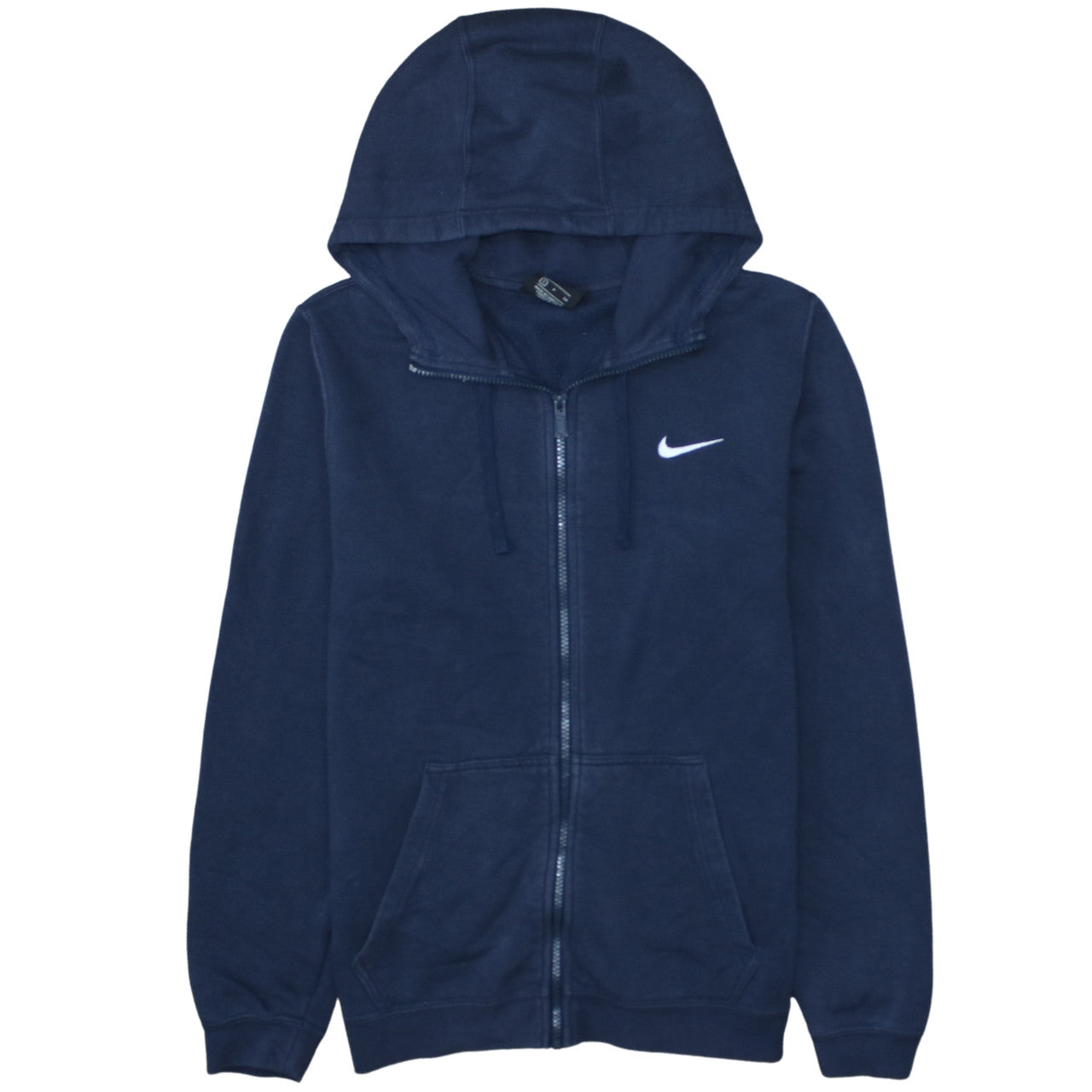 Mens UK Size S Nike Blue Full Zip Hoodie