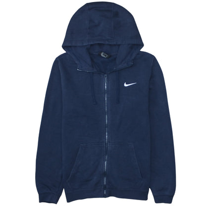 Mens UK Size S Nike Blue Full Zip Hoodie