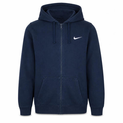 Mens UK Size S Nike Blue Full Zip Hoodie