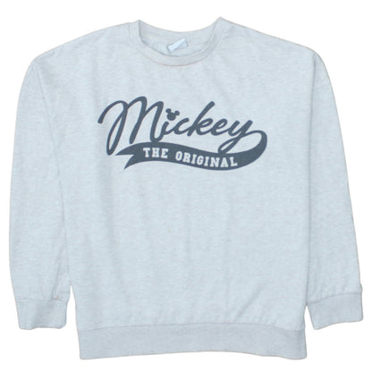 Womens UK Size 14 Disney Grey Pullover Sweatshirt