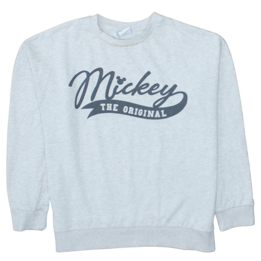 Womens UK Size 14 Disney Grey Pullover Sweatshirt