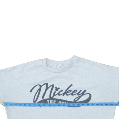 Womens UK Size 14 Disney Grey Pullover Sweatshirt