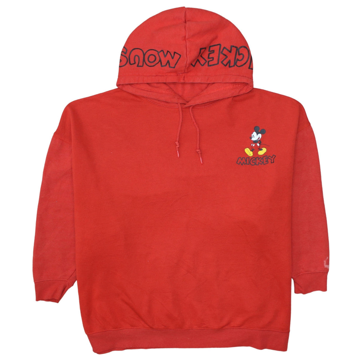 Womens UK Size 2XL Disney Red Pullover Hoodie
