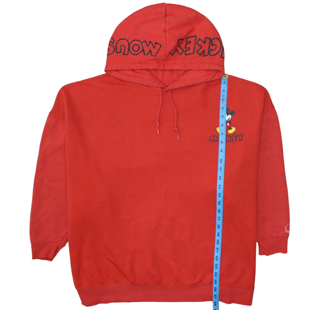 Womens UK Size 2XL Disney Red Pullover Hoodie