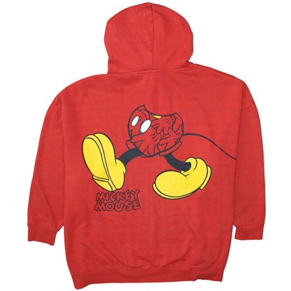 Womens UK Size 2XL Disney Red Pullover Hoodie