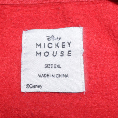 Womens UK Size 2XL Disney Red Pullover Hoodie