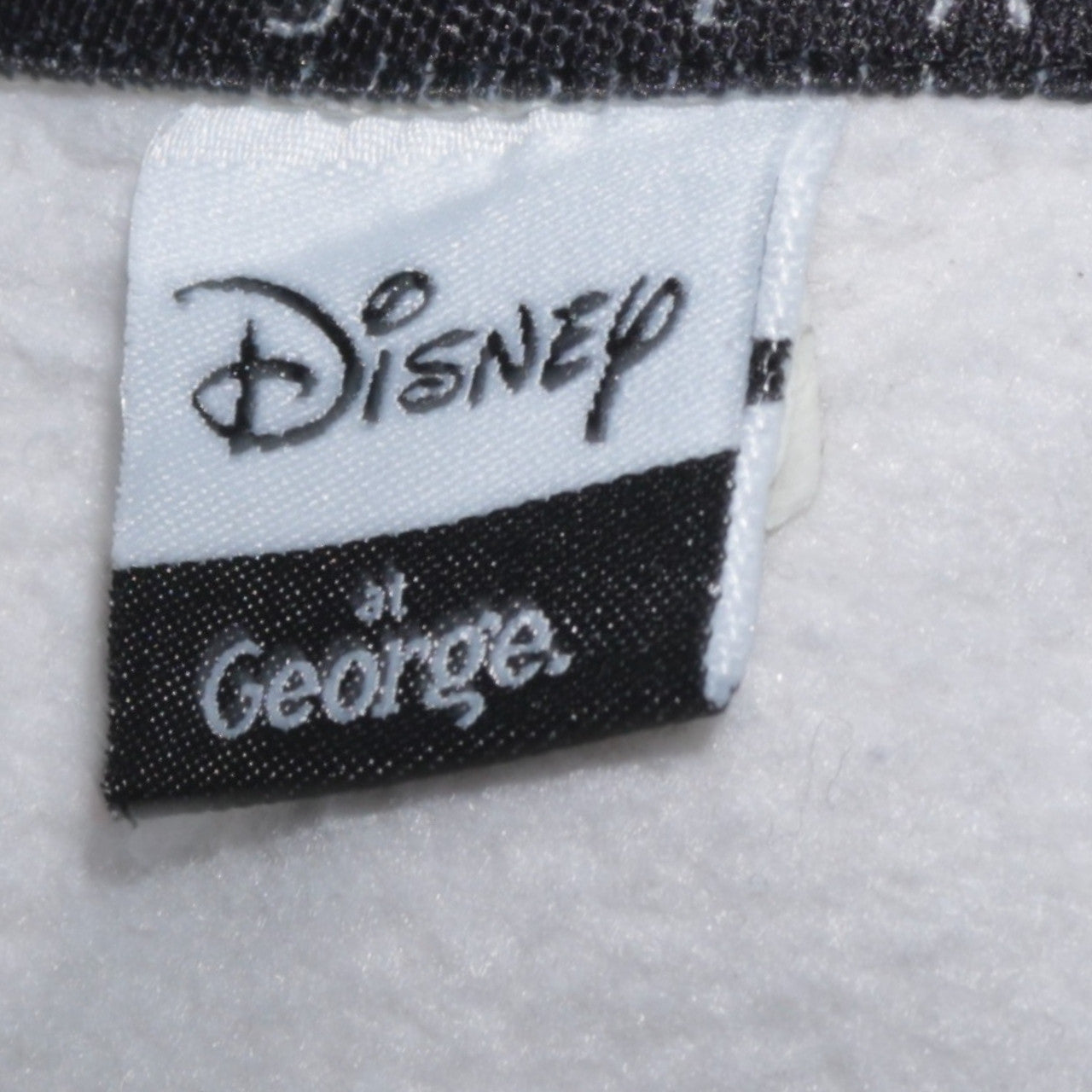 Womens UK Size L Disney at George White Pullover Sweatshirt