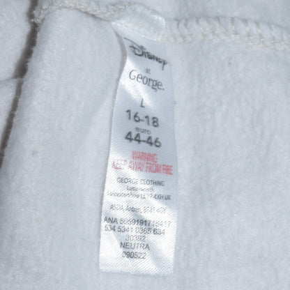 Womens UK Size L Disney at George White Pullover Sweatshirt