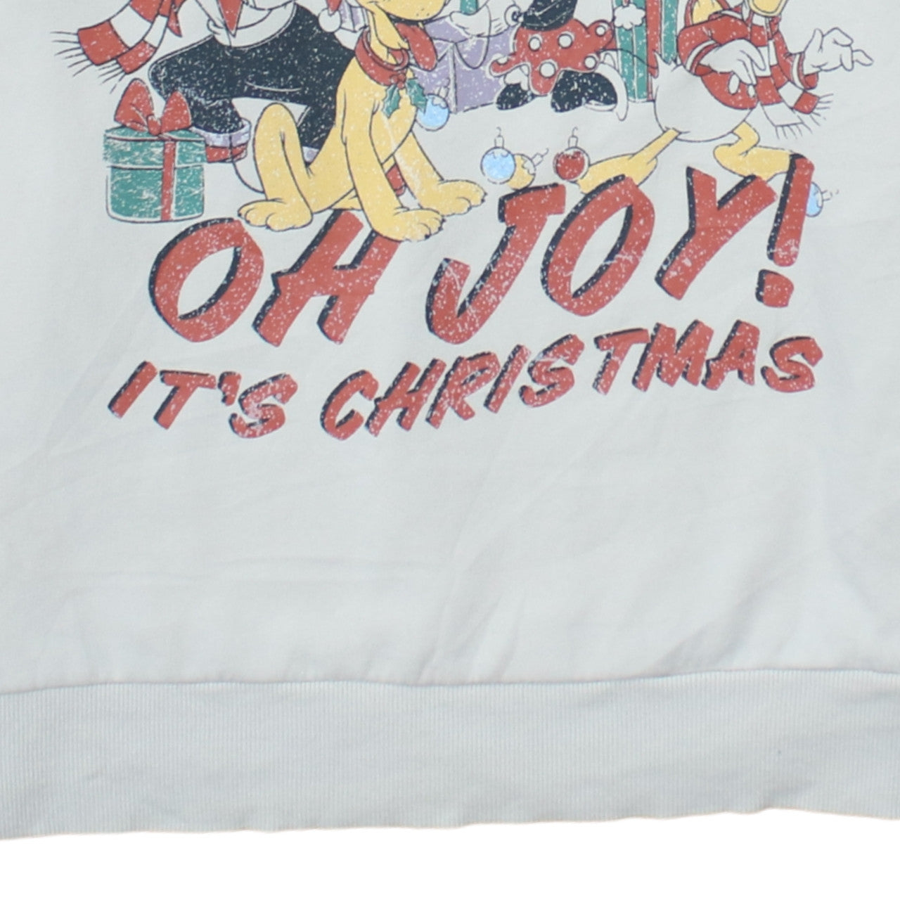 Womens UK Size L Disney at George White Pullover Sweatshirt