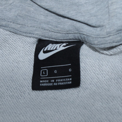 Womens UK Size L Nike Grey Full Zip Hoodie