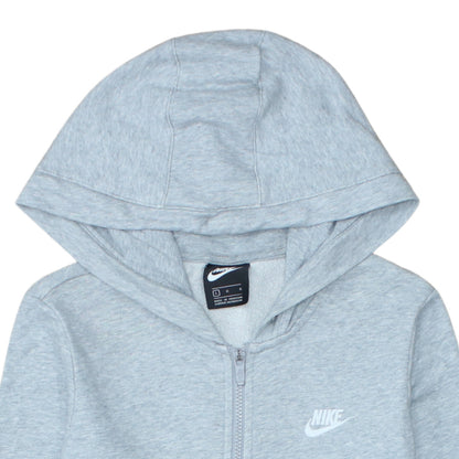 Womens UK Size L Nike Grey Full Zip Hoodie