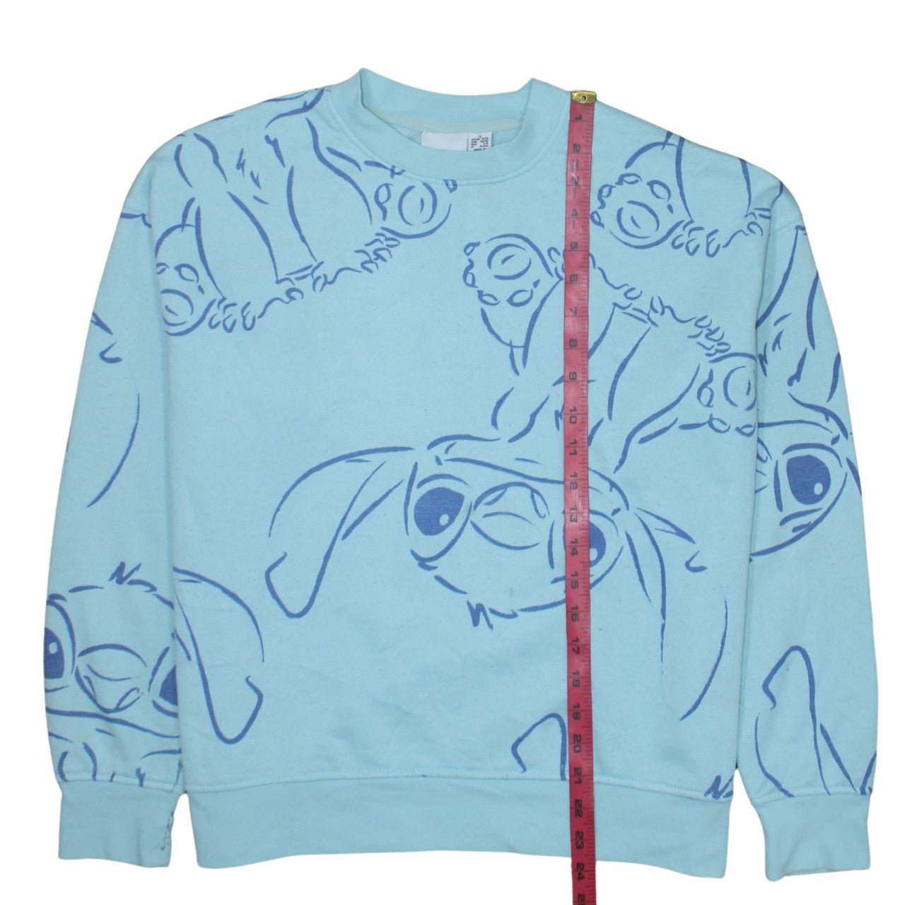 Womens UK Size S Disney Blue Pullover Sweatshirt