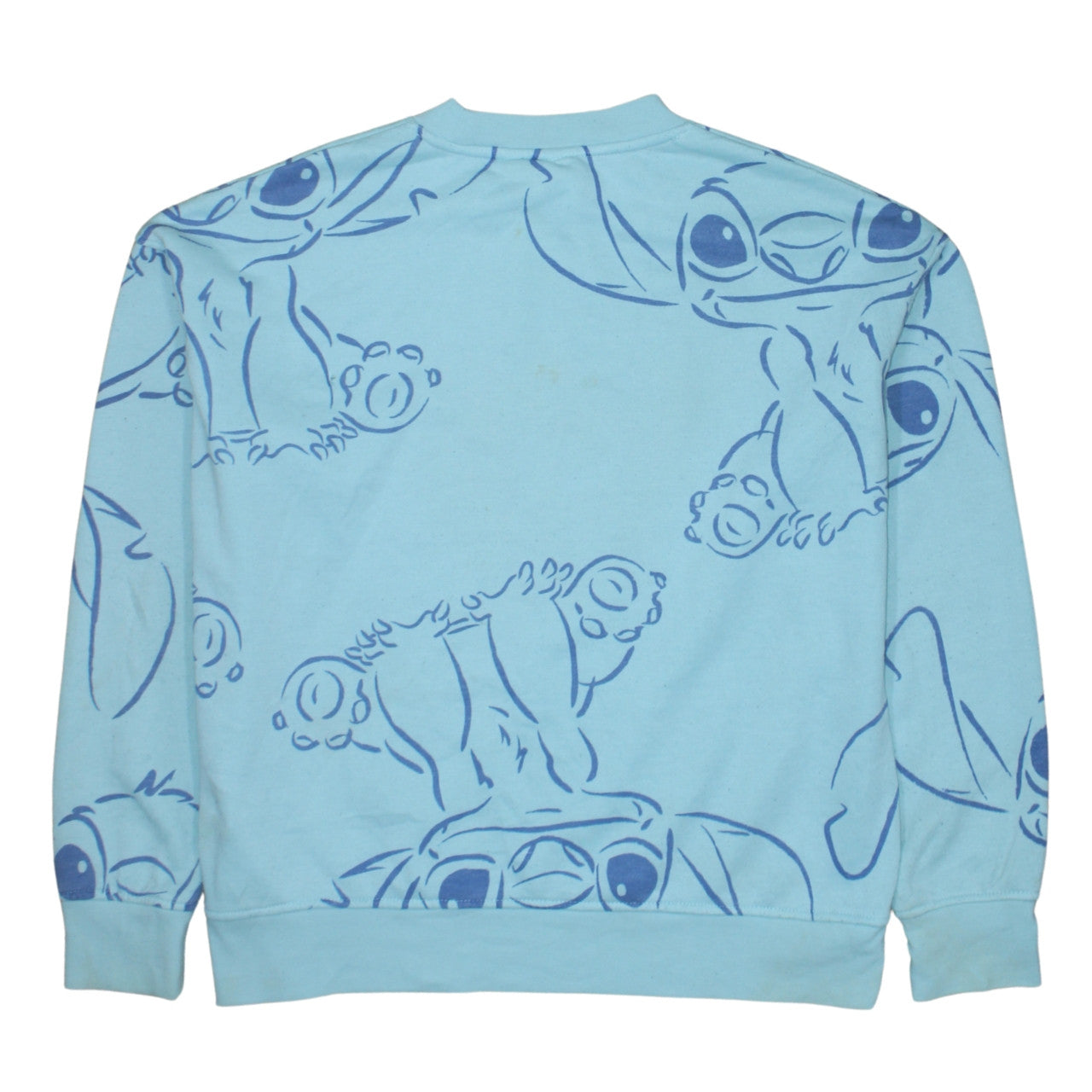 Womens UK Size S Disney Blue Pullover Sweatshirt