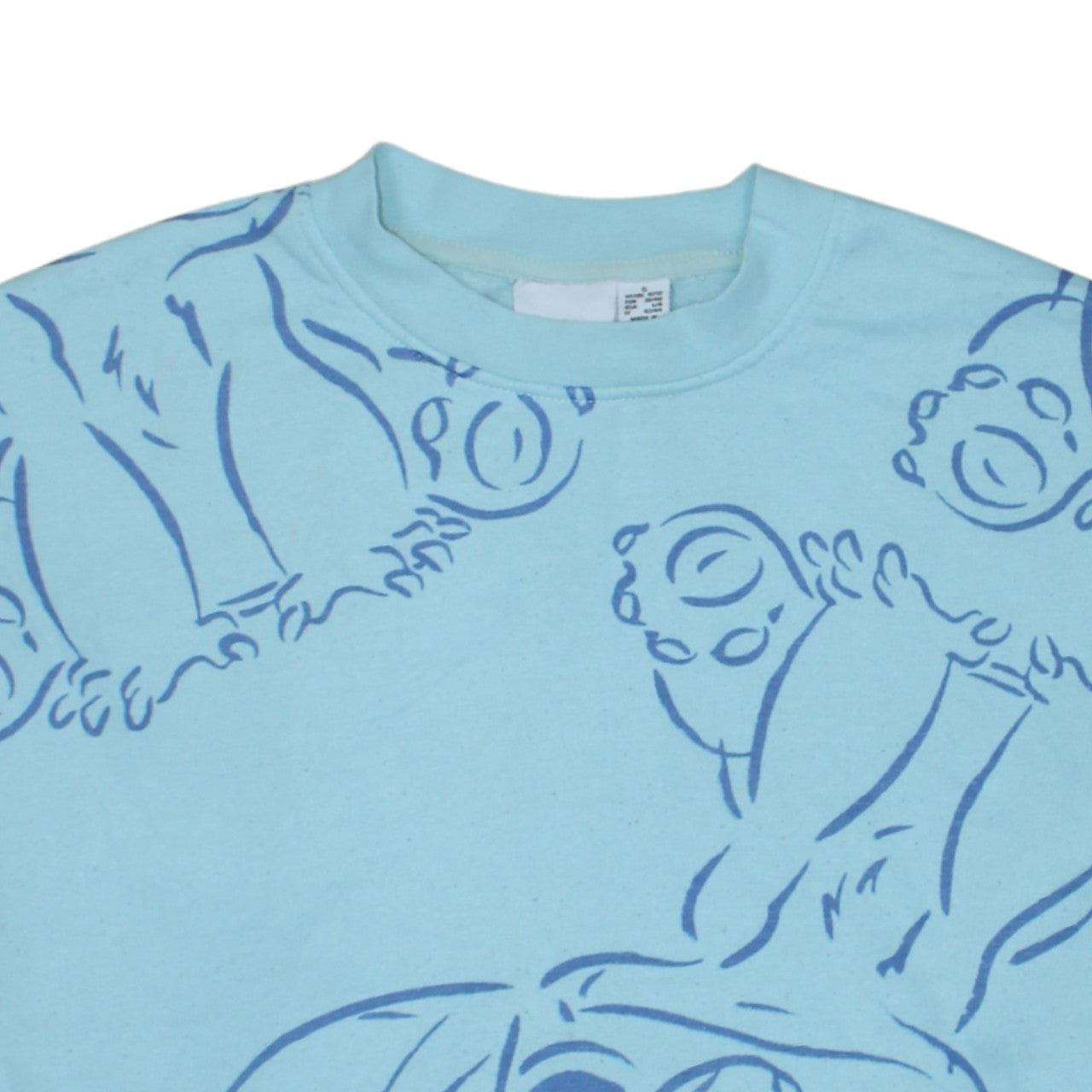 Womens UK Size S Disney Blue Pullover Sweatshirt