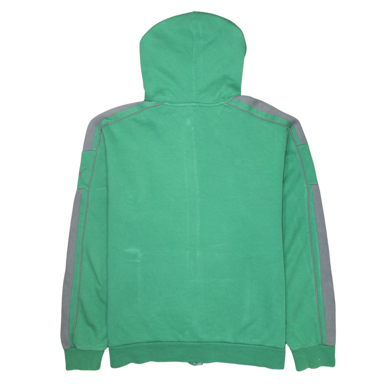 Mens UK Size M PUMA Green Full Zip Hoodie