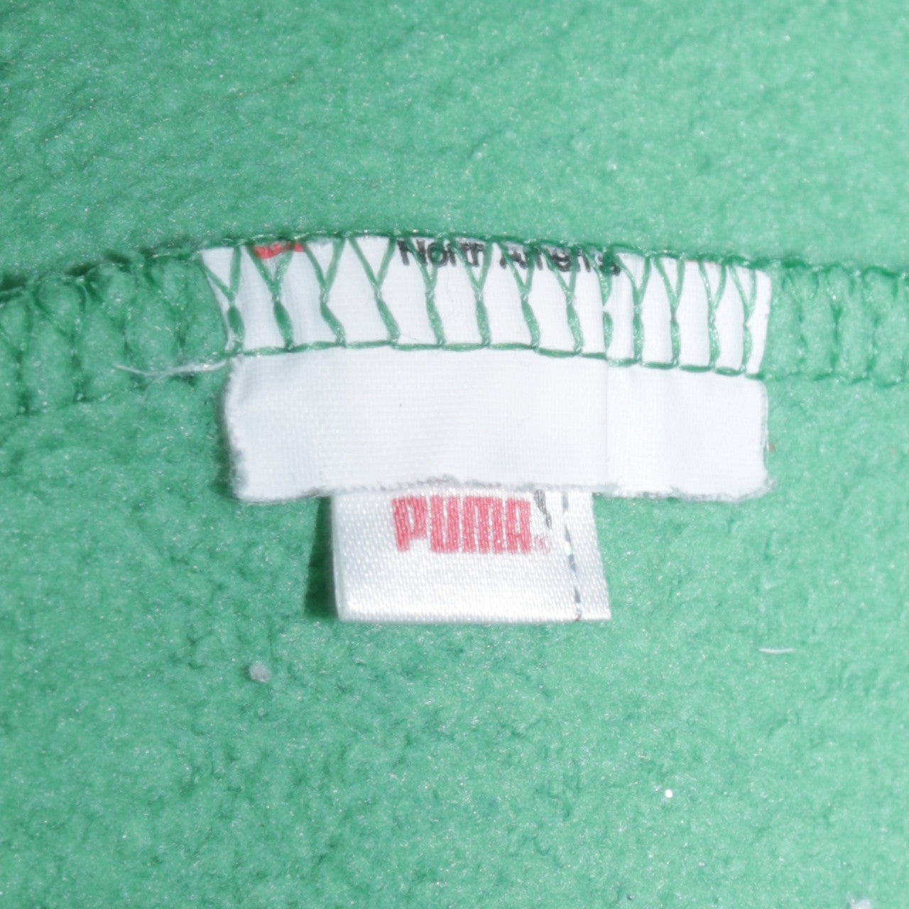 Mens UK Size M PUMA Green Full Zip Hoodie