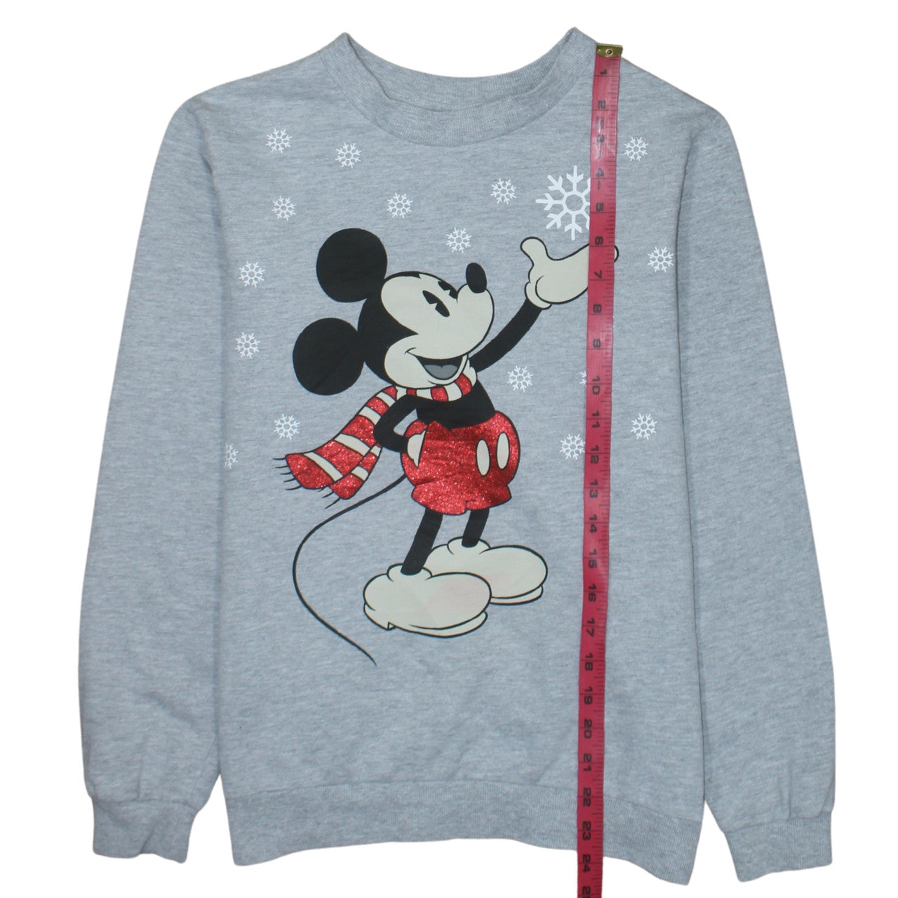 Womens UK Size 8 Disney Grey Pullover Sweatshirt