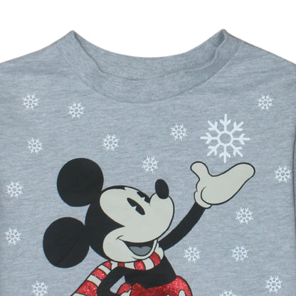 Womens UK Size 8 Disney Grey Pullover Sweatshirt