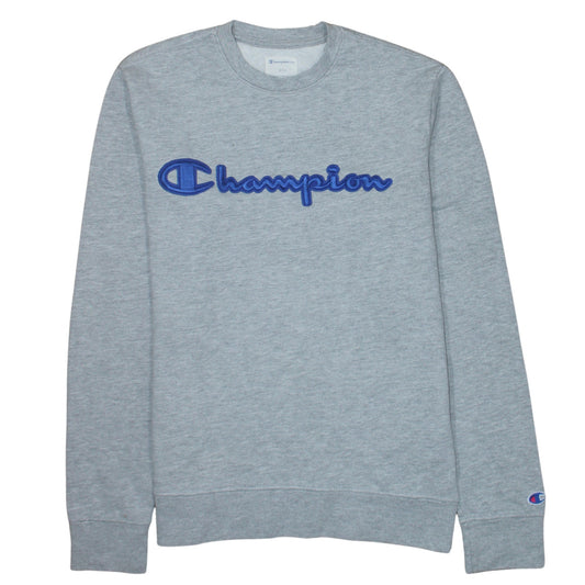 Mens UK Size S Champion Grey Pullover Sweatshirt