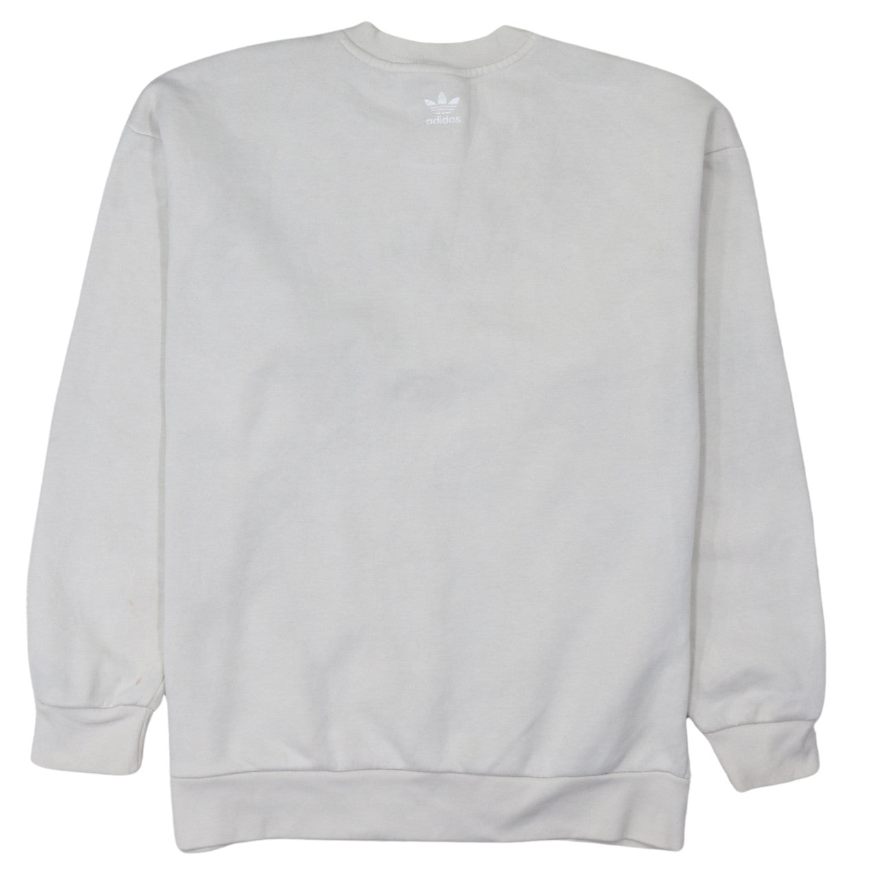 Womens UK Size 12 adidas Ivory Pullover Sweatshirt