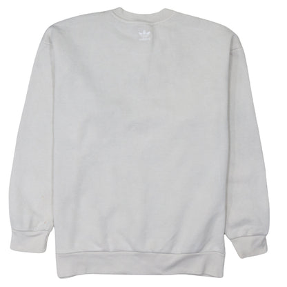 Womens UK Size 12 adidas Ivory Pullover Sweatshirt