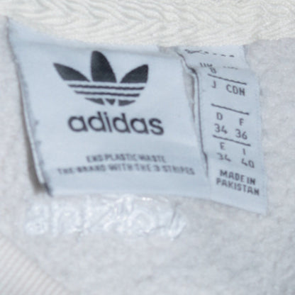 Womens UK Size 12 adidas Ivory Pullover Sweatshirt