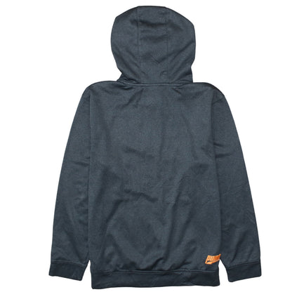 Puma Boys Grey Pullover Hoodie L Graphic Print Fleece Sportswear
