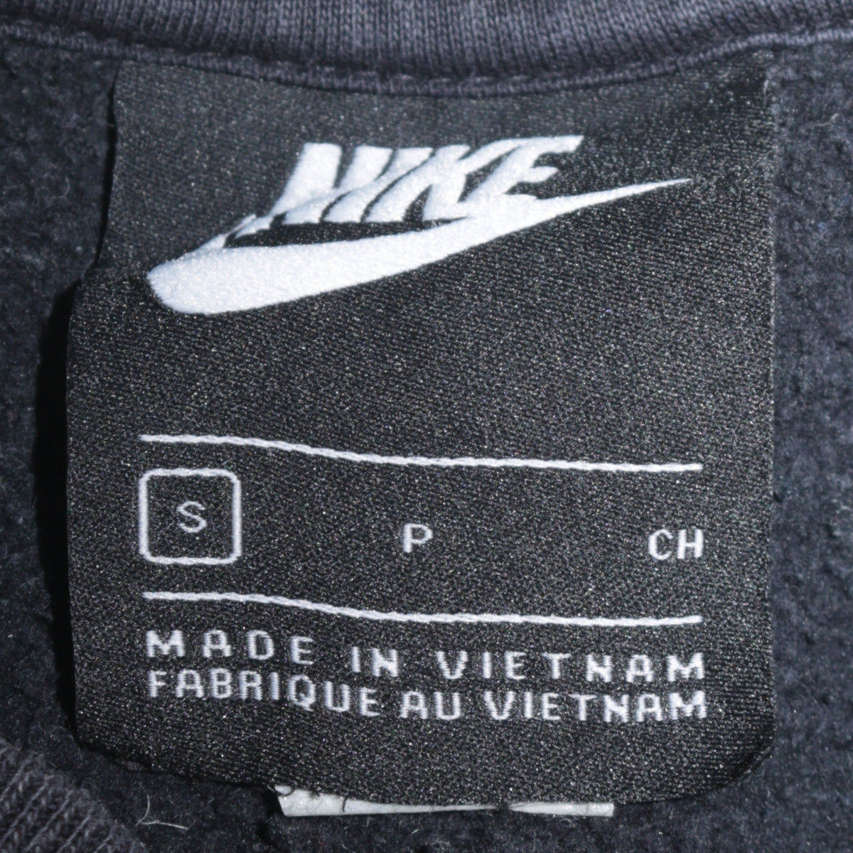 Mens UK Size S Nike Black Pullover Sweatshirt