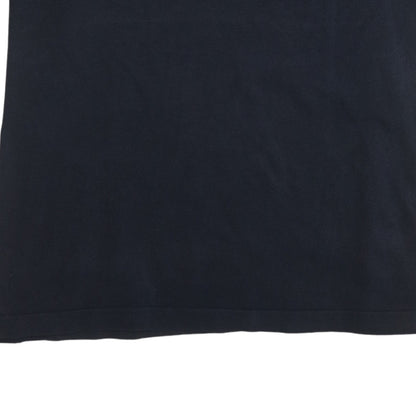 Adidas Men's Black Cotton Blend Polo Shirt Size L Regular Fit