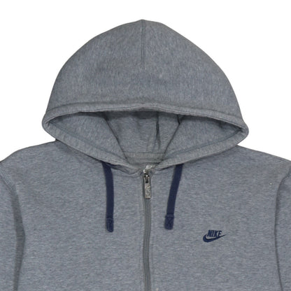 Mens UK Size XL Nike Grey Full Zip Hoodie