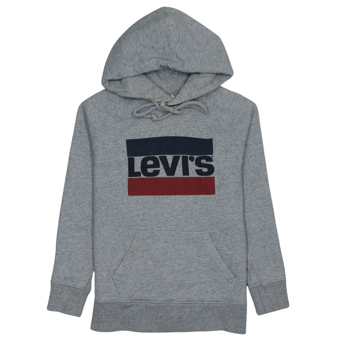 Mens UK Size M Levi's Grey Pullover Hoodie