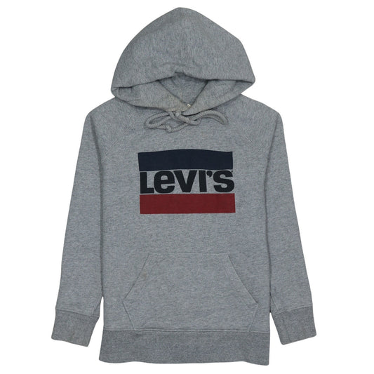 Mens UK Size M Levi's Grey Pullover Hoodie