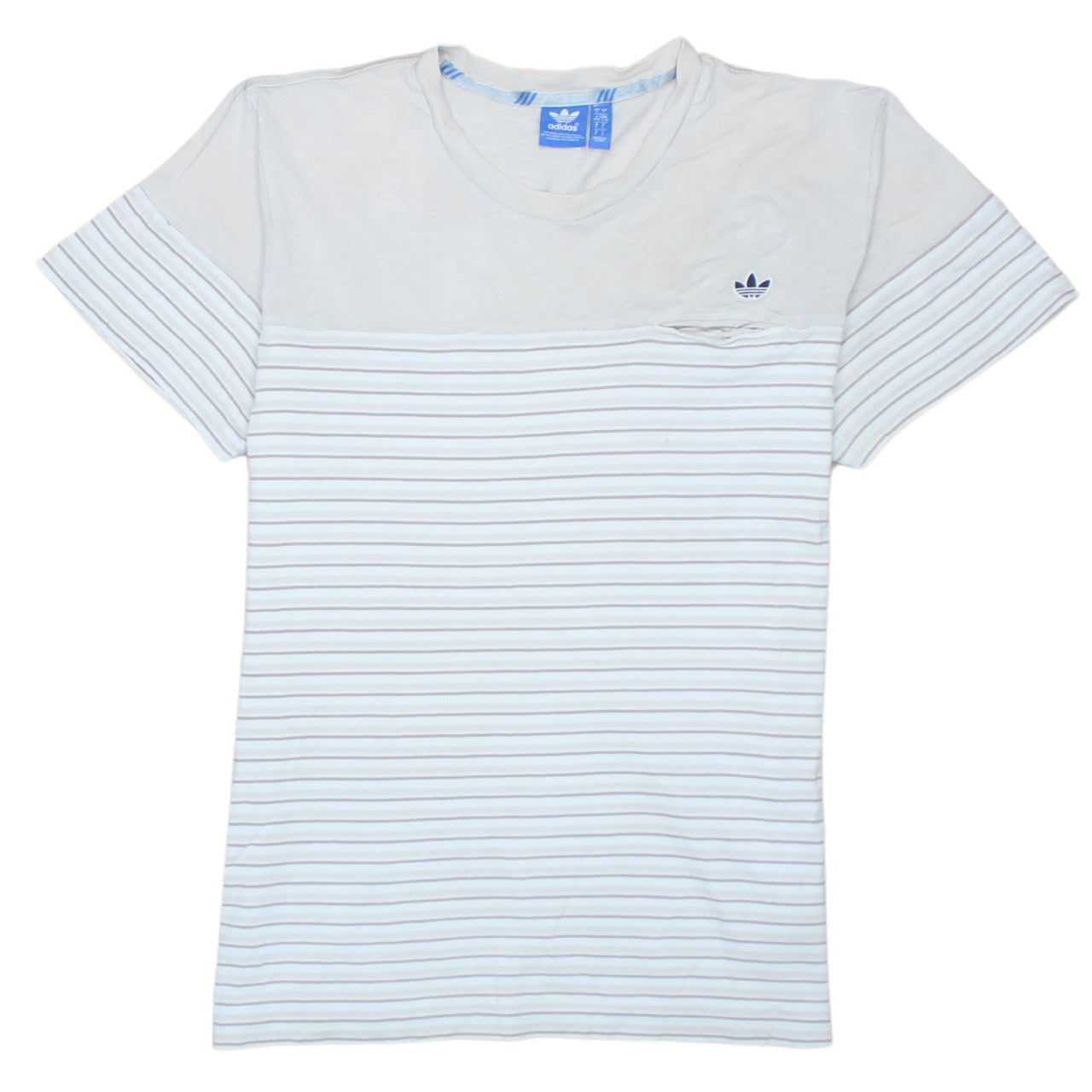 Mens UK Size L adidas White  T-Shirt
