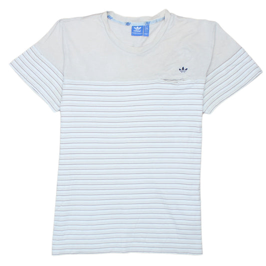 Mens UK Size L adidas White  T-Shirt