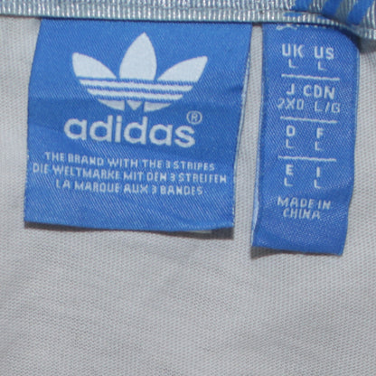 Mens UK Size L adidas White  T-Shirt