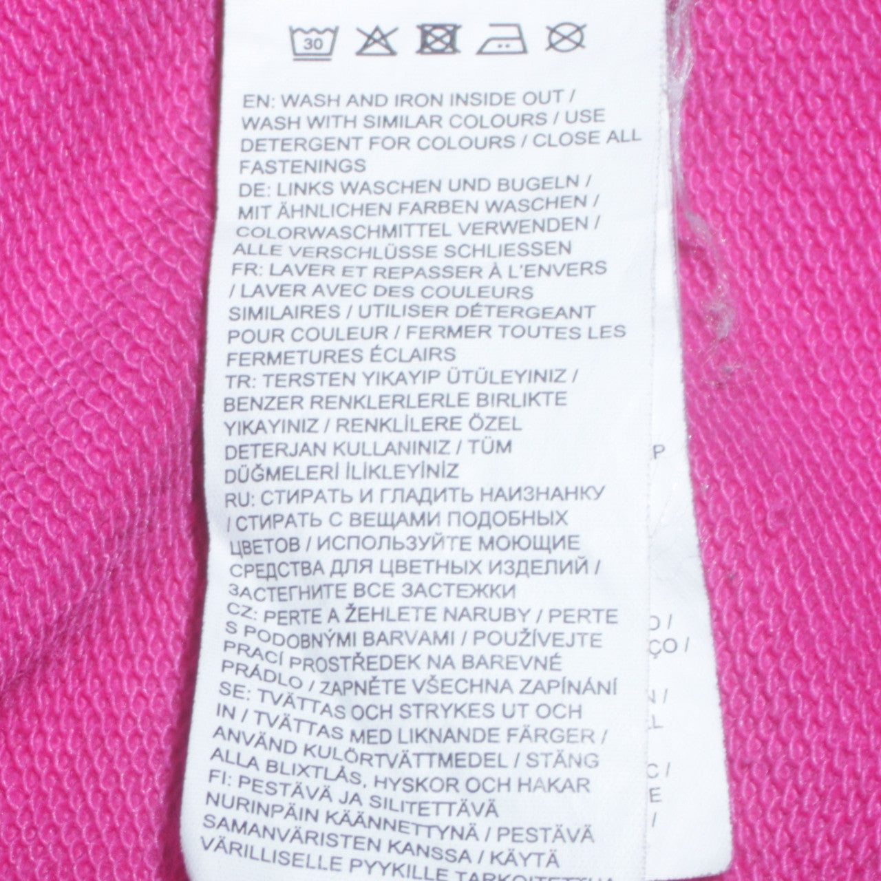 Womens UK Size 12 PUMA Pink Full Zip Hoodie