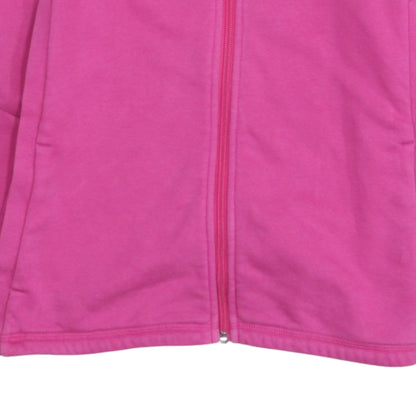 Womens UK Size 12 PUMA Pink Full Zip Hoodie
