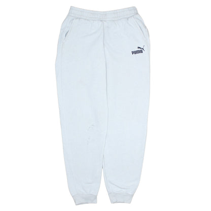 Puma Boys White Jogger Sweatpants 15-16 Yrs Fleece Comfort Active Trousers