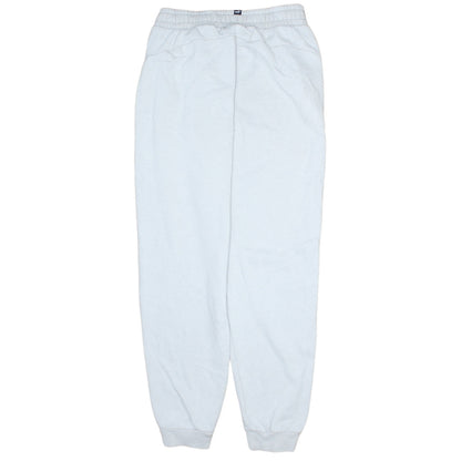 Puma Boys White Jogger Sweatpants 15-16 Yrs Fleece Comfort Active Trousers